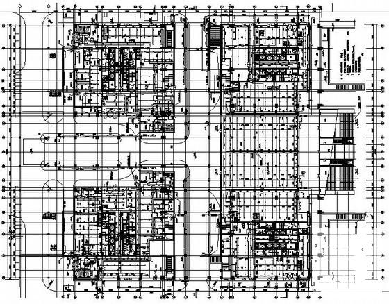 27层科技园综合办公楼给排水CAD施工图纸（虹吸雨水系统） - 1