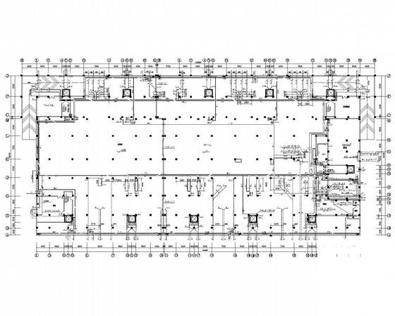 7层小区建筑给排水CAD施工图纸（4栋、地下室） - 1