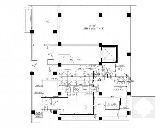 7层小区建筑给排水CAD施工图纸（4栋、地下室） - 4