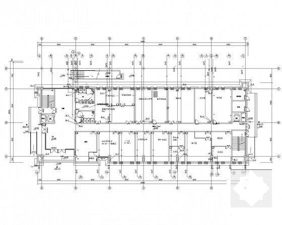 6层科学院综合楼建筑给排水CAD施工图纸 - 4