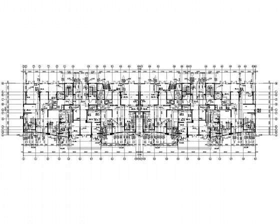 32层住宅楼给排水CAD施工图纸(自动喷淋系统图) - 1