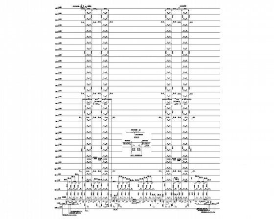 32层住宅楼给排水CAD施工图纸(自动喷淋系统图) - 2