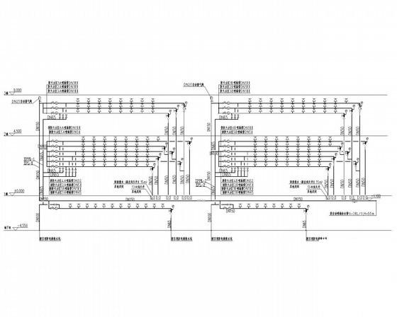 32层住宅楼给排水CAD施工图纸(自动喷淋系统图) - 4