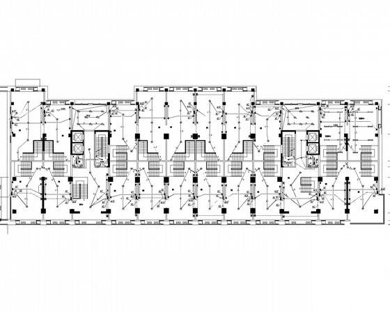 一类高层办公建筑强弱电气CAD施工图纸（地上16层，地下两层）(火灾自动报警) - 1