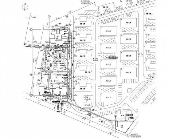 18层花园式住宅楼小区给排水CAD施工图纸 - 1