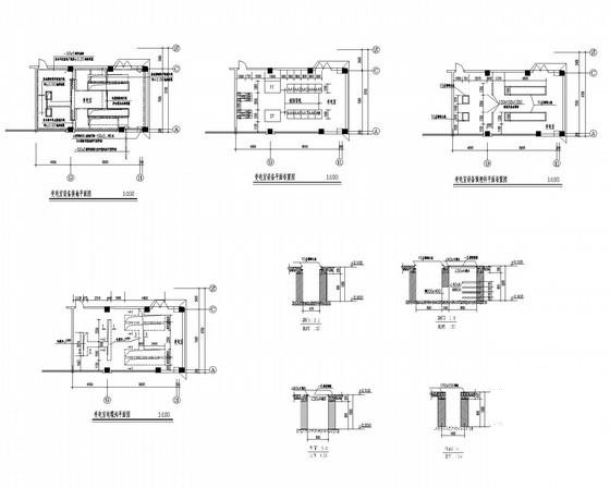 3层大学体育活动中心电气CAD施工图纸 - 2