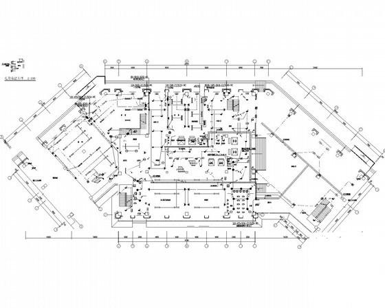 二类高层综合商住楼电气CAD施工图纸（地上11层，地下1层） - 1