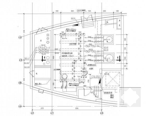 29层商务办公楼给排水CAD施工图纸(自动喷水灭火系统) - 5