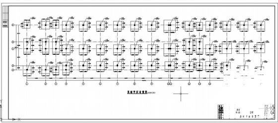 独立基础4层框架综合办公楼结构设计CAD施工图纸 - 1