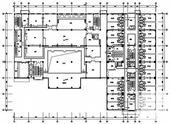 26层五星级酒店电气CAD施工图纸（一级负荷） - 2