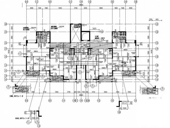 11层剪力墙结构住宅楼结构设计CAD施工图纸（6度抗震） - 3
