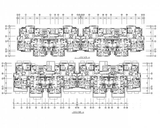 地上11层住宅楼电气CAD施工图纸（三级负荷）(计算机网络系统) - 1
