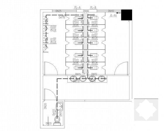 28层综合楼给排水CAD施工图纸(自动喷水灭火系统) - 5