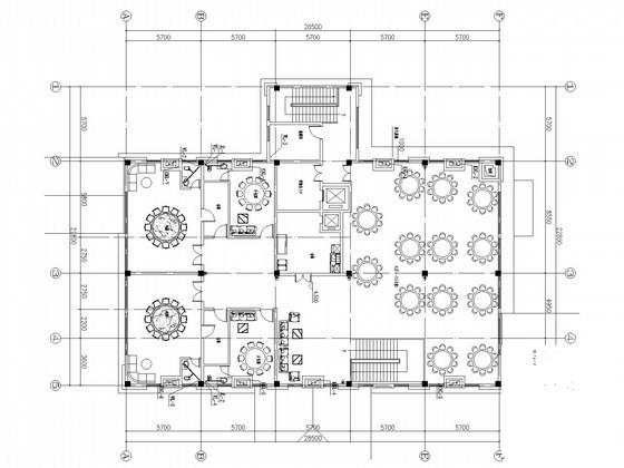 4层宿舍楼及食堂建筑给排水CAD施工图纸 - 2