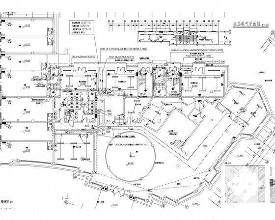 10层住宅楼建筑电气CAD施工图纸（接地方式：TN-S） - 4