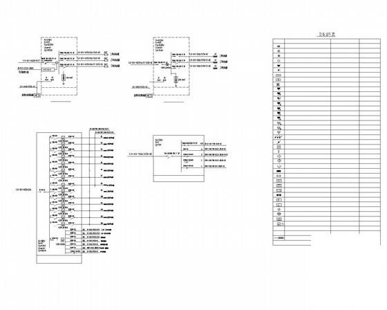7层含阁楼住宅楼电气CAD施工图纸（三级负荷） - 3