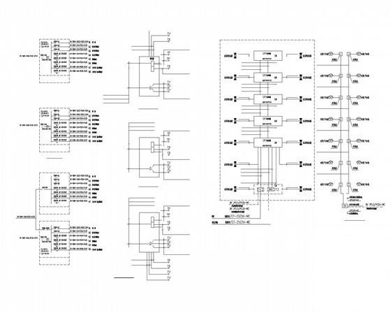 7层含阁楼住宅楼电气CAD施工图纸（三级负荷） - 4