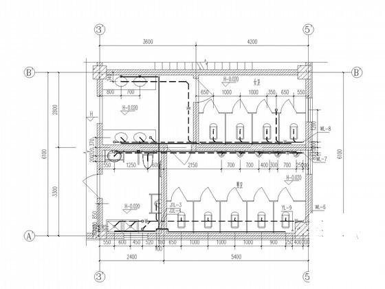 9层办公楼建筑给排水CAD施工图纸（直饮水系统） - 2