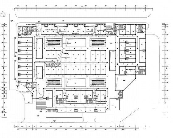 地上5层钢筋混凝土结构商业建筑电气CAD施工图纸（三级负荷）(火灾自动报警系统) - 5