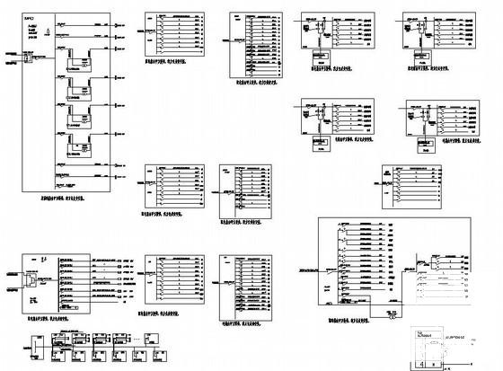 国内医院5层手术室洁净工程电气CAD施工图纸（一级负荷）(空调配电) - 2