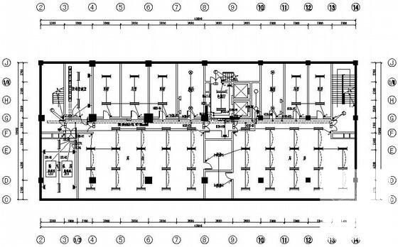 吐鲁番酒店电气设计CAD施工图纸(消防报警系统) - 2