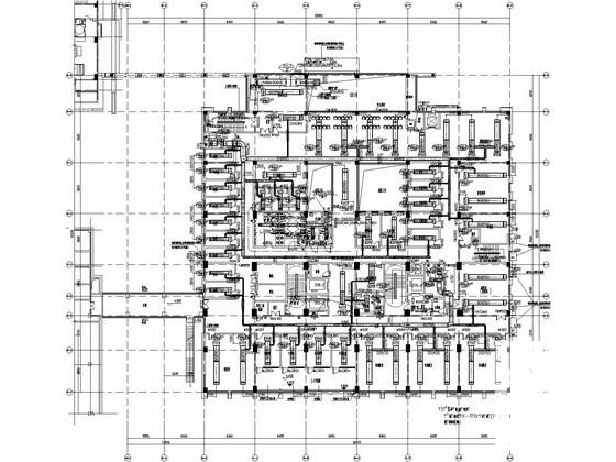 11层医护楼空调通风设计CAD施工图纸(人防通风设计) - 1