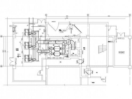 11层医护楼空调通风设计CAD施工图纸(人防通风设计) - 4