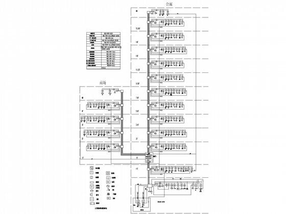 两万平地上16层商住楼电气CAD施工图纸（三级负荷，第二类防雷） - 4