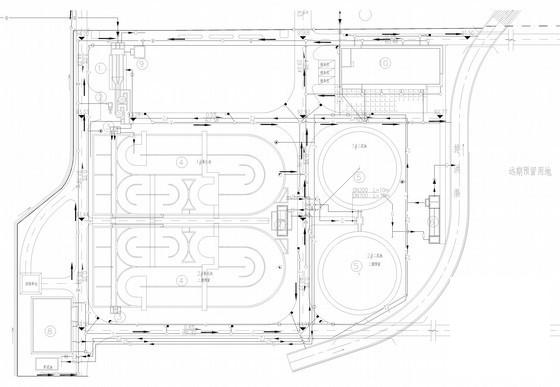 污水处理厂CAD施工图纸(Carrousel氧化沟污泥泵房)(紫外线消毒) - 2