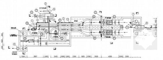 污水处理厂CAD施工图纸(Carrousel氧化沟污泥泵房)(紫外线消毒) - 5