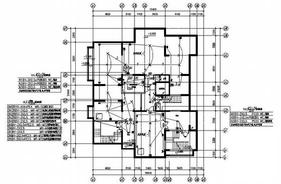 高层住宅楼电气设计CAD施工图纸 - 4
