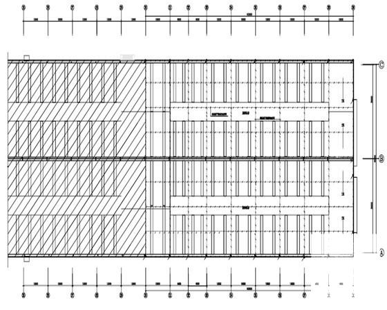 1层机械加工厂房电气CAD施工图纸（三级负荷，第二类防雷） - 2