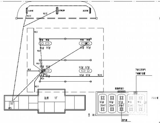 国内加油站电气设计CAD施工图纸 - 1