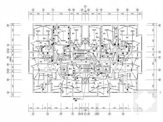 15万平22层综合商业广场项目电气CAD施工图纸（二级负荷）(联动控制系统) - 5
