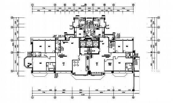 19层住宅楼小区给排水专业CAD施工图纸 - 1