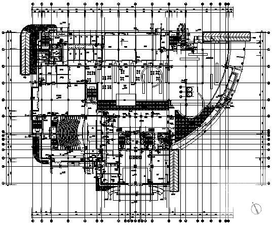 22层综合文化大厦给排水CAD施工图纸(自动喷水灭火系统) - 1