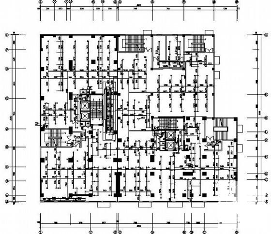19层商住楼给排水CAD施工图纸(消防管道系统) - 1
