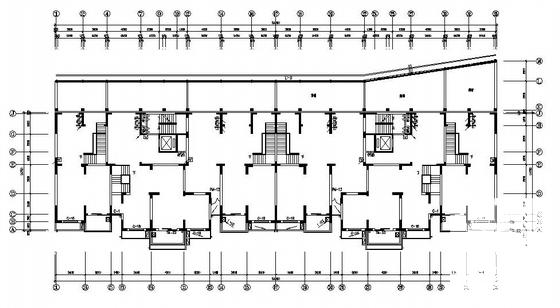 12层剪力墙结构住宅楼电气设计CAD施工图纸（顶层为机房） - 2