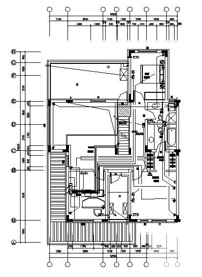 4层框架结构住宅楼小区电气设计CAD施工图纸(防雷接地系统) - 2