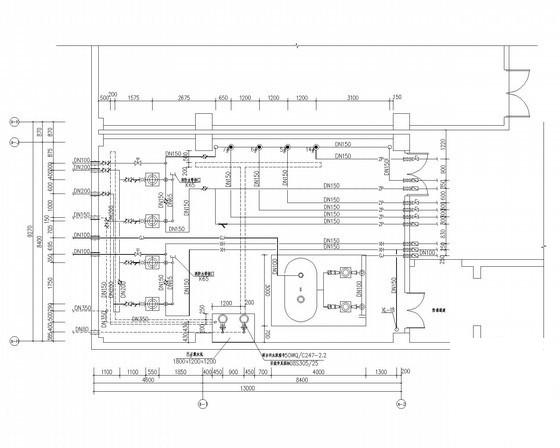 7层商业大厦给排水CAD施工图纸 - 3