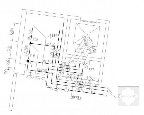 7层商业大厦给排水CAD施工图纸 - 4