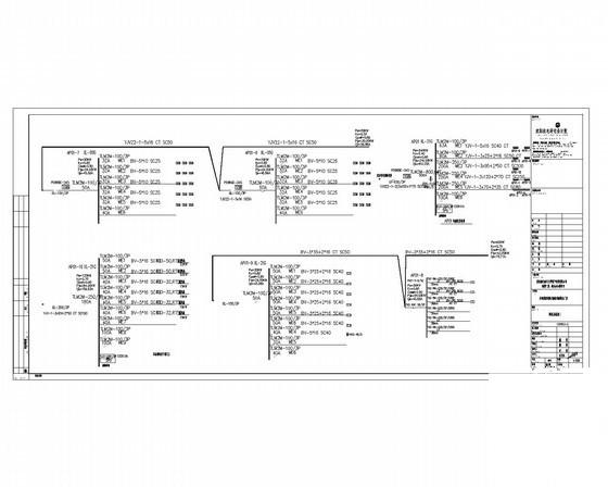 综合厂房电气CAD施工图纸（二级，三级负荷，第三类防雷） - 3