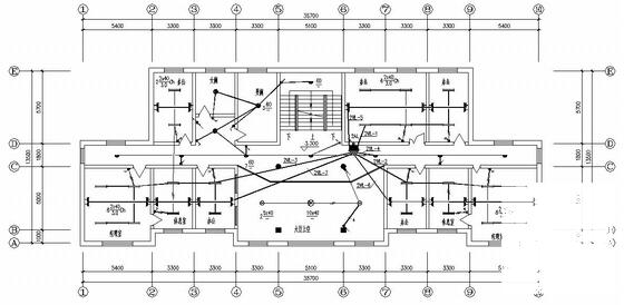 4层水厂电气设计CAD施工图纸(防雷接地系统等) - 1
