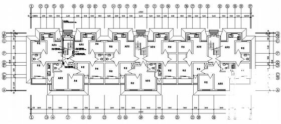 5层住宅楼电气设计CAD施工图纸(防雷接地系统) - 1