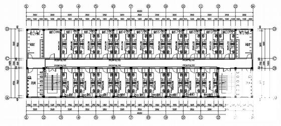 5层宿舍楼电气设计CAD施工图纸(防雷接地系统) - 4