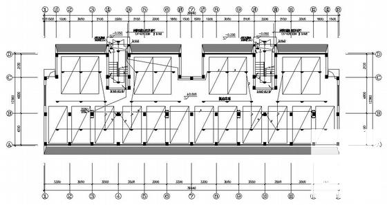 6层住宅楼小区电气设计CAD施工图纸(防雷接地系统等) - 2