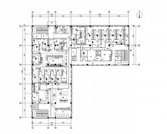 地上3层医疗检验中心电气CAD施工图纸（一级负荷）(空调自控原理图) - 1