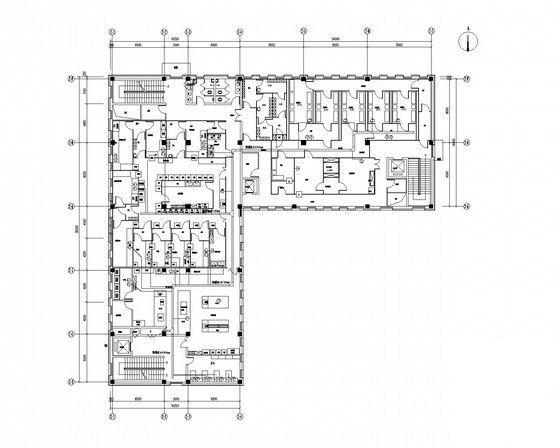 地上3层医疗检验中心电气CAD施工图纸（一级负荷）(空调自控原理图) - 4