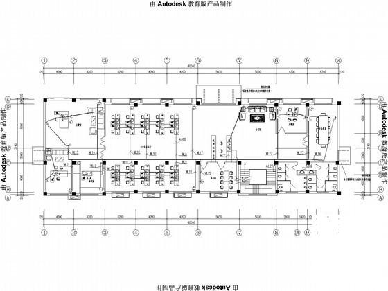 3层办公楼电气CAD施工图纸（三级负荷） - 1