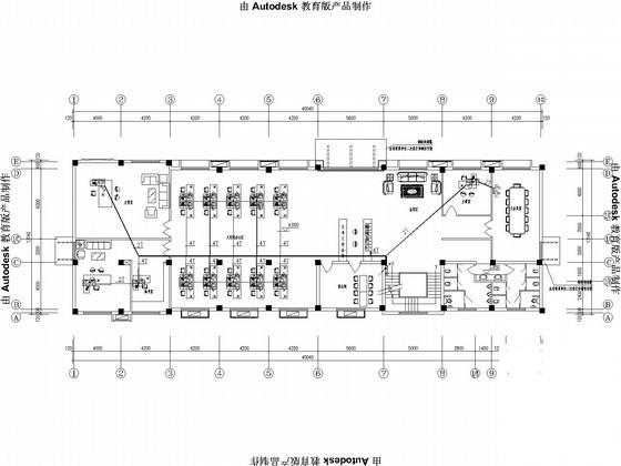 3层办公楼电气CAD施工图纸（三级负荷） - 2
